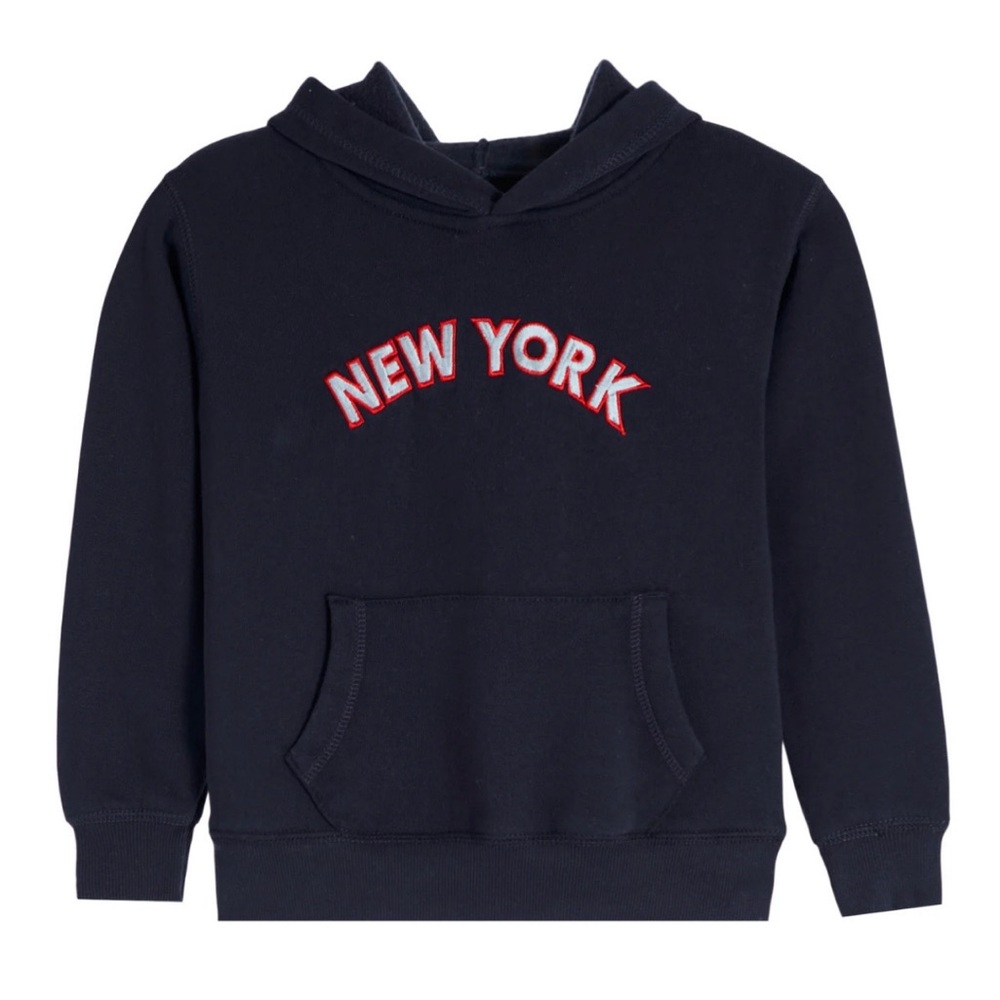 Vintage Havana Navy New York Burnout Hoodie Boys size 3T NWT
